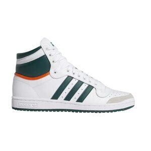 Adidas Top Ten High Top Sneakers  in Green/Wht/Orange - Size 13